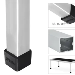 GUIL GUIL | PTA6-F | Fixed height leg 60 x 60 mm for different platform heights