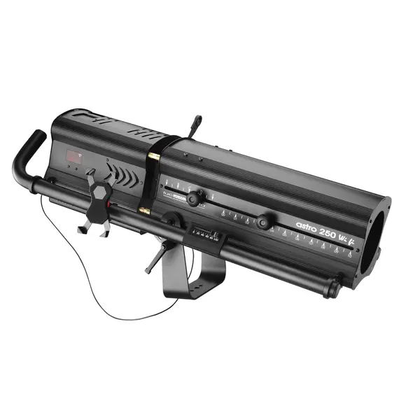 LDR* LDR | Astro 250 CM WiFi | LED Followspot | Power: 380W | RGBW | Opening angle: 8-22 | Colour: Black