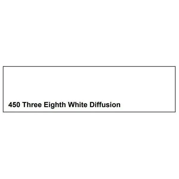 LEE Filters LEE Filter | rol of vel NR.450 | Three Eighth White Diffusion