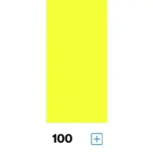 LEE Filters LEE Filter | rol of vel NR.100 | Spring Yellow