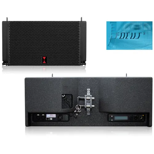Voice-Acoustic* Voice Acoustic | 101202031-9005-9005 | Ikarray-12sp DDA, line-array modulable 12"/1,4" auto-alimenté, câble Schuko/powerCON TRUE1 de 6 m inclus