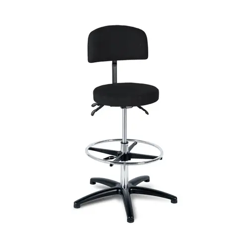 GUIL GUIL | SL-60 | ergonomic stool for percussionists and conductors | backrest | pneumatic | round seat adjustable in height and angle