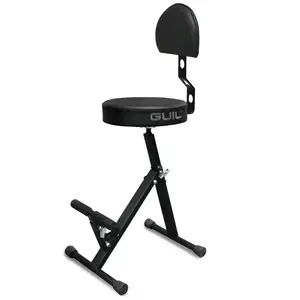 GUIL GUIL | SL-07 | tall round stool | foldable | with backrest | height adjustable | 7 positions