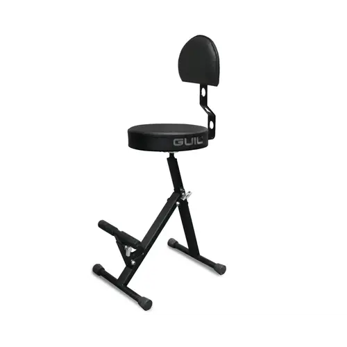 GUIL GUIL | SL-07 | tall round stool | foldable | with backrest | height adjustable | 7 positions