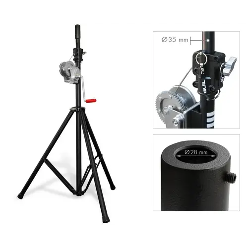 GUIL GUIL | ALT-40 | telescopic tripod with hand winch | 28mm spigot opening | Max. load 85kg