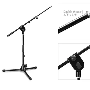 GUIL GUIL | PM-21 | amplified low microphone stand with telescopic microphone arm.