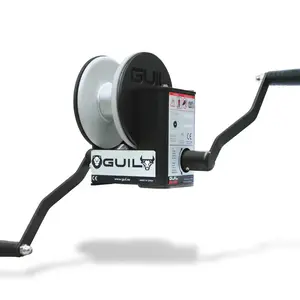 GUIL GUIL | BULL500 | treuil à main avec frein automatique | Capacité de levage max. : 400kg | Capacité de remorquage max. : 1700kg | deux manivelles détachables