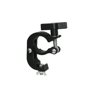 GUIL GUIL | ABZ-50/N | trigger clamp | aluminium | Diameter: 46 - 52mm tubes | Load capacity: 150kg | Width: 30mm | Colour: Black
