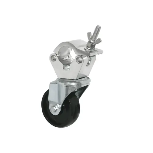 GUIL GUIL | ABZ-03/R | half coupler with castor wheel | aluminium | Width: 50mm | Diameter: 45 - 52 mm tubes | Load capacity 100kg