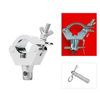 GUIL | ABZ-17 | half coupler with tapered truss adapter (ref. TQN) | including key and lock spring | aluminium | Width: 30mm | Diameter: 45-52 mm tubes | Load capacity: 300kg