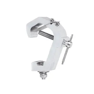 GUIL GUIL | ABZ-14 | heavy duty hook clamp with protective plate | does not damage the truss | Width: 50mm | Diameter: 30 - 50mm tubes | Load capacity: 250kg