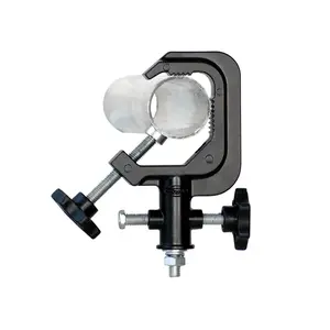 GUIL GUIL | GF-06 | hook clamp for theatres or TV studios | with spigot | Diameter: 28 - 50mm round or square | Load capacity: 50kg | Colour: Black