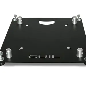 GUIL GUIL | TQN400XL-AC/N | baseplate with adjustable legs | 450 x 450 x 5mm | 8.4kg | steel | Colour: Black
