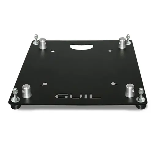 GUIL GUIL | TQN400XL-AC/N | plaque de base avec pieds réglables | 450 x 450 x 5mm | 8.4kg | acier | Couleur : Noir