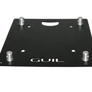GUIL GUIL | TQN400XL-AC | baseplate | 450 x 450 x 5mm | 8kg | staal | Kleur: Zwart