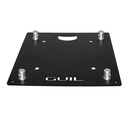 GUIL GUIL | TQN400XL-AC | plaque de base | 450 x 450 x 5mm | 8kg | acier | Couleur : Noir