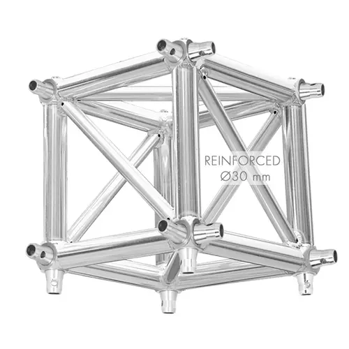 GUIL GUIL | DDO/TQN400XL-5 | corner piece for square truss TQN400XL | five-way | 400 x 400mm | reinforced construction | Thickness: 3mm | including UTR-07 connectorsn