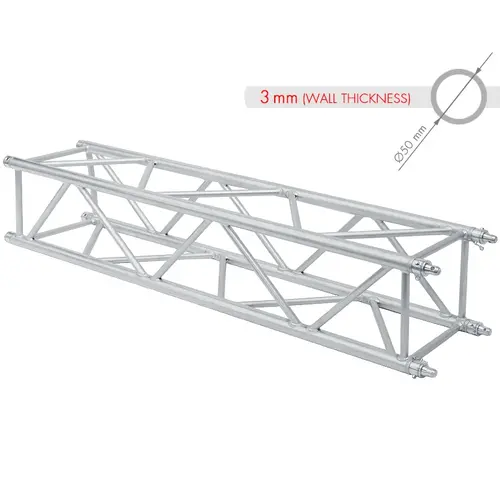 GUIL GUIL | TQN400XL-500 | square truss | 400 x 400mm | Length: 500mm | Wall thickness: 3mm | including UTR-10 connectors