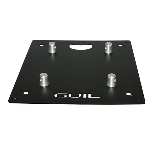 GUIL GUIL | TQN290-AC | plaque de base | 450 x 450 x 5mm | 8kg | acier | Couleur : Noir