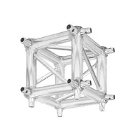 GUIL | DDO/TQN290-6 | corner piece for square truss TQN290 | hexagonal | 290 x 290mm | reinforced construction | Thickness: 2mm | including UTR-07 connectors