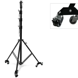 GUIL GUIL | FC-03/R | telescopic light stand with wheels | based on FC-03 | Height: 5.06m | Load capacity: 60kg