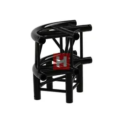 HOFKON | 290-4 | Hoekstuk | C30 curved | kleur: Zwart