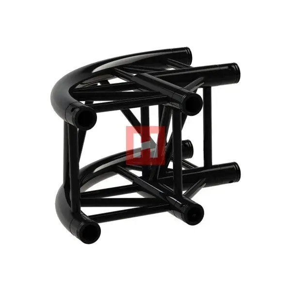 HOF* HOFKON | 290-4 | corner piece | C21 curved | Colour: Black