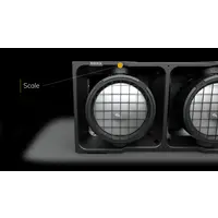 ROXX ROXX | CLUSTER B2 FC | Blinder Full colour | 18488lm | Couleur : Noir