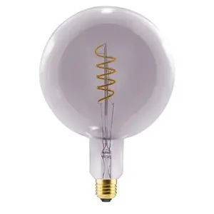 Segula* Segula | SG-55402 | LED Grand Globe 200 Curved smokey grey | Soft Line | E27 | 6.5W | 200 lm | 1900 K | CRI+85