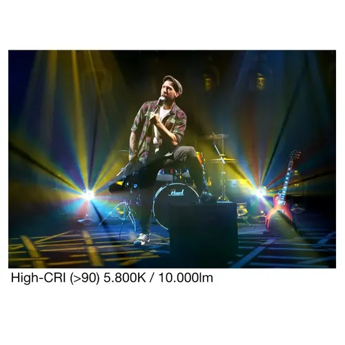JB-Lighting* JB-Lighting | P9 HP | Beamspot LED Movinghead | 330W | 15,000lm | CMY | 29dB-A | 18 gobos | 3.4° - 54°| 17KG | CRI ≥70