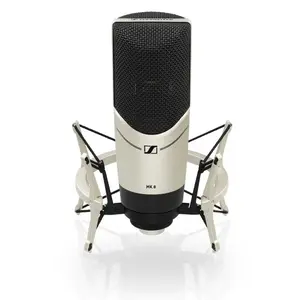 Sennheiser* Sennheiser | 506195 | Large-diaphragm microphone | condenser | MK 8 | switchable directional pattern | Colour: Silver | includes standmount and case