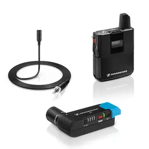 Sennheiser* Sennheiser | 505853 | Kit caméra sans fil | 1x EKP AVX 3 | En option : SKM AVX-3 et ME2, SKM AVX-3 et MKE 2 ou SKM AVX-835-3 | Câble XLR vers Jack | adaptateur pour griffe porte-accessoire | batterie et adaptateur d'alimentation inclus