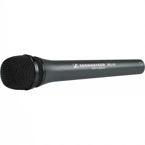 Sennheiser* Sennheiser | 005173 | Reporter microphone | dynamic | MD 42 | omnidirectional | XLR-3 male | Colour: Black