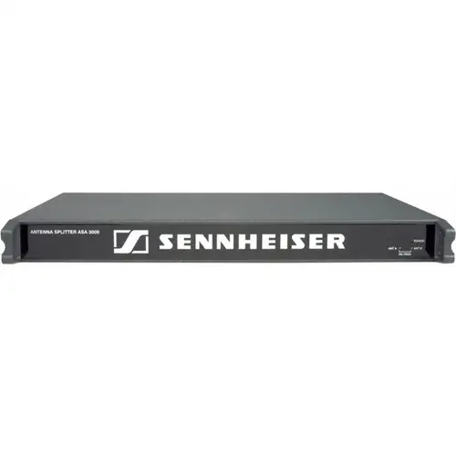 Sennheiser* Sennheiser | 009423 | Répartiteur d'antenne | ASA 3000 | 2x 1 entrée, 8 sorties | 19 pouces | 1HE | alimentation interne