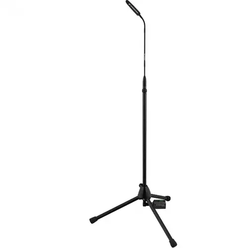 Sennheiser* Sennheiser | Microphone stand | for MZH and ME microphones | MZFS 80 | MZFS 60 | 60 and 80 cm | tripod | XLR female thread at top | 3 pin XLR male at bottom | Colour: Black
