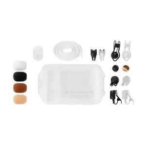 Sennheiser* Sennheiser | 504060 | Accessory set MKE 1 | MZ 1 | for MKE 1 | storage box, microphone clamp, mini clamp, magnetic holder, cover up, windshields, windshield foam rubber and spare pin