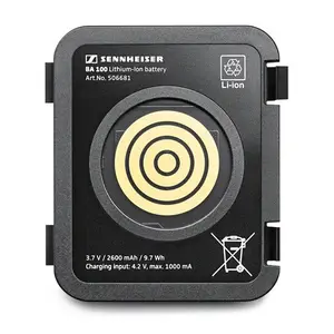 Sennheiser* Sennheiser | 506681 | Pack batterie | BA 100 | TeamConnect | Li-Ion | 3.7V | 2600 mAh