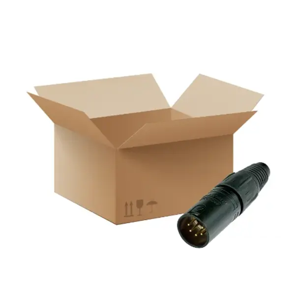 Neutrik Neutrik | XLR cable part 5 pin black housing silver contacts | MALE | 100 Pieces