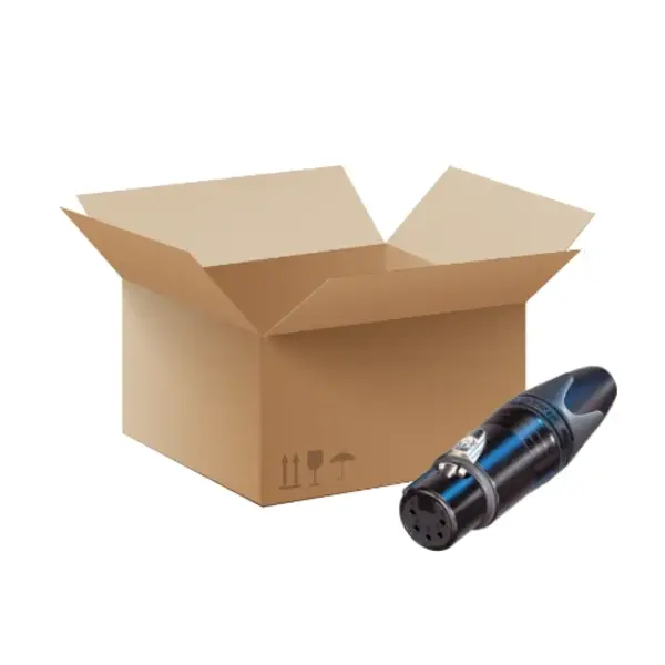 Neutrik Neutrik | XLR cable part 5 pin socket black housing silver contacts | 100 Pieces