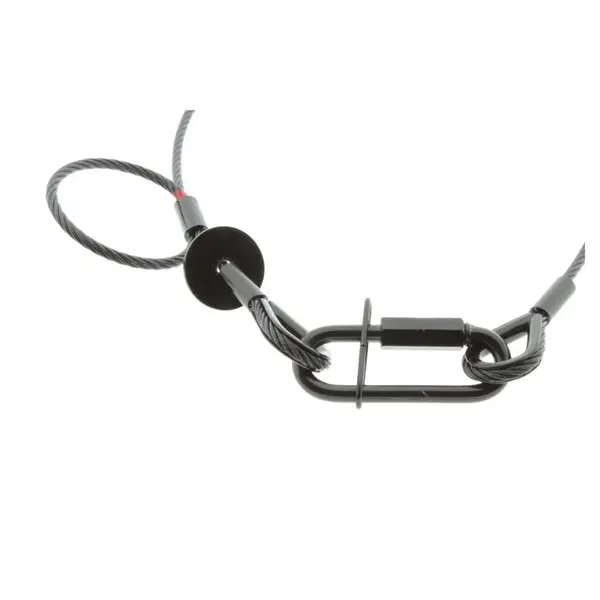 Saveking Saveking | Safety | Colour: black | Various lengths | Fitted with loop with lacquer seal | BGV-C1