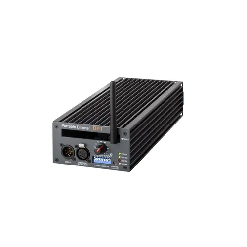 SRS Lighting* SRS Lighting | Dimmerpack 1-canal avec Wireless DMX | LumenRadio | Power : 16A | Main : Interrupteur principal