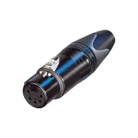 Neutrik | XLR cable part 5 pin socket black housing silver contacts XX Neutrik Neutrik | XLR cable part 5 pin socket black housing silver contacts XX