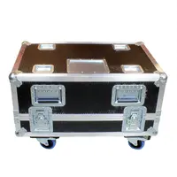 Flightcase | 00001016 | Pea soup | Co2 Hazer case | Modèle sphérique | 4x Tente castor | 9 mm birch | Colour : Black