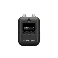 Sennheiser* Sennheiser | Draadloze bodypack | SK 6212 | Mini-bodypack | Kleur: Zwart kleurig | Diverse frequentiebanden | Minimaal 12 uur gebruiksduur
