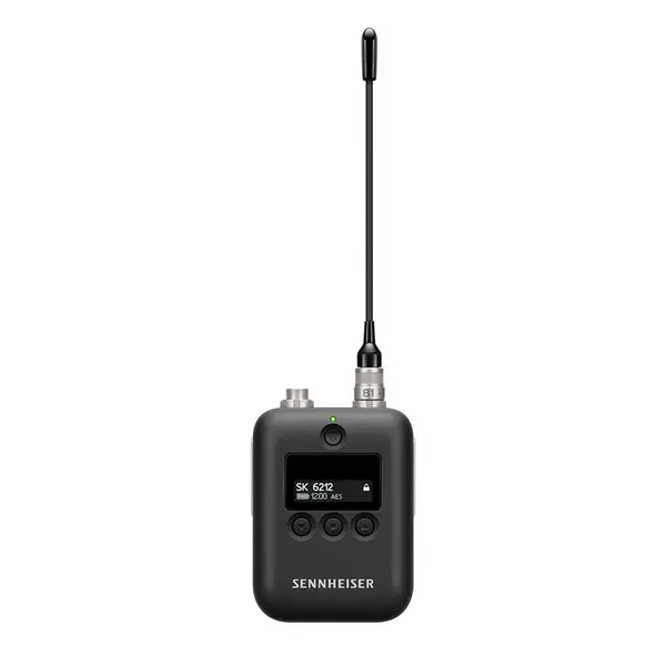 Sennheiser* Sennheiser | Wireless bodypack | SK 6212 | Mini bodypack | Colour: Black coloured | Various frequency bands | Minimum 12-hour operating time