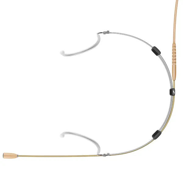 Sennheiser* Sennheiser | Headset | HSP ESSENTIAL OMNI | Colour: Beige or Black | 3-pin | 1.3m cable | for 2000, 5000, 6000 and 9000 series | including pop cap and storage case