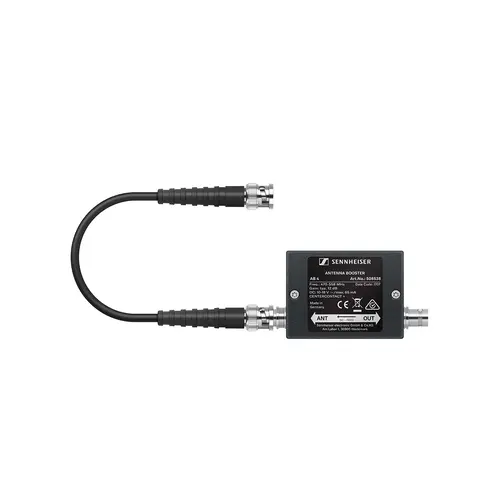 Sennheiser* Sennheiser | Inline antenna booster | AB 4 | +10 dB gain | BNC connectors