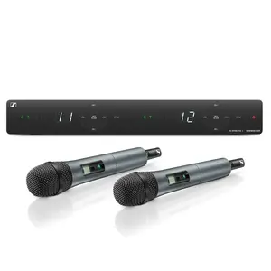 Sennheiser* Sennheiser | 508618 | Wireless handheld set | XSW 1-835 Dual-BC | 2x Handheld, 2x microphone capsule, 2x microphone clip and 1x two-channel receiver with antennas