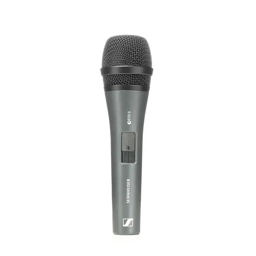 Sennheiser* Sennheiser | 004514 | vocal microphone | e835-S | dynamic | cardioid | with sWitch | including clip and case
