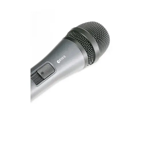 Sennheiser* Sennheiser | 004514 | vocal microphone | e835-S | dynamic | cardioid | with sWitch | including clip and case